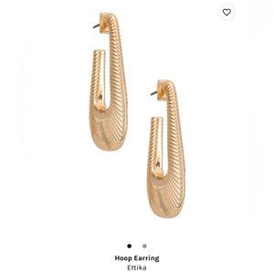 Earrings, Gold Metal, Revolve, Ettika